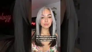 Help us decide! Follow for more! #platinumhair #diyhair #hair #hairdye