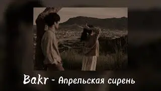 BAKR - АПРЕЛЬСКАЯ СИРЕНЬ ( С ТЕКСТОМ ) КАРАОКЕ