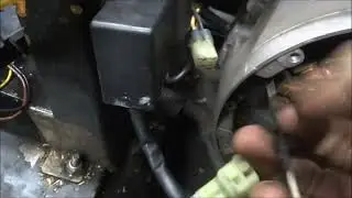 Ignition of an old-style Ducati in the taiga.
