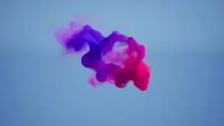 UE5 Niagara Fluids Rolly Polly Rainbow Cloud