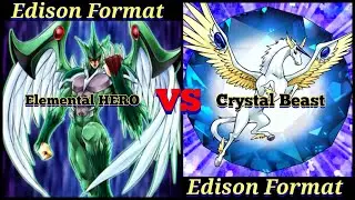 ELEMENTAL HERO Vs CRYSTAL BEAST | YU-GI-OH! EDISON FORMAT - DUELO AMISTOSO