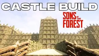 The Biggest Castle on the Island Sons of the Forest Build Tour E1