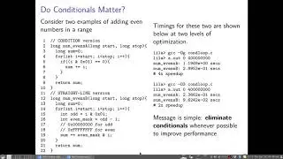 UMN CSCI 2021 Micro-Optimizations Part 3