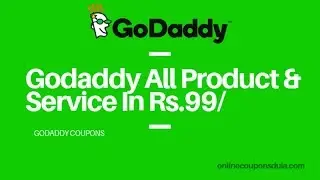 Promo Codes | Godaddy Rs.99 all products Promo Code|| GoDaddy Coupons