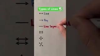 Types of Lines 📈 