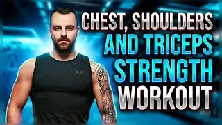 MUSCLE BUILDING DUMBBELL PUSH WORKOUT - Chest, Shoulders & Triceps