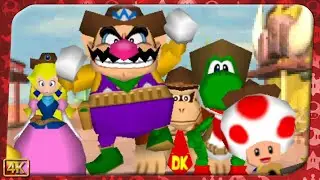 Mario Party 2 for N64 ⁴ᴷ Western Land (Wario gameplay)