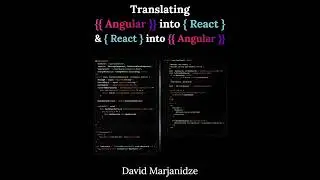 Translating Angular into React & React into Angular