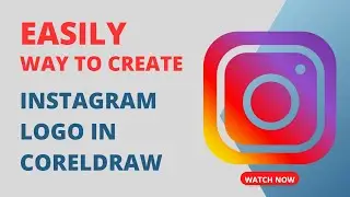How to create Instagram Logo in Coreldraw X7 | सबसे बेस्ट तरीका इंस्टाग्राम का लोगो बनाने का |