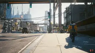 10 Minutes of Walking in Watson, Night City | Cyberpunk 2077