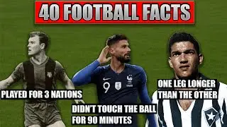 40 Football Facts you Didn't Know!