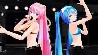 【MMD】　トゥインクル×トゥインクル Tda式改変ミク・ルカ　【HD】