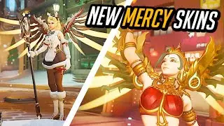 *TWO NEW* Mercy Legendary Skins! 🔔❤️ Grandmaster Mercy Season 8 - Overwatch 2