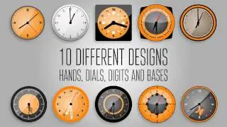 Ultimate Analog Clock Pack After Effects Template