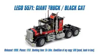 LEGO Classics: 'LEGO 5571 Model Team: Giant Truck / Black Cat' Speed Build & Review