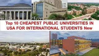 Top 10 CHEAPEST PUBLIC UNIVERSITIES IN USA FOR INTERNATIONAL STUDENTS New Ranking