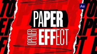Paper Style Opener for After Effects | Premium Templates
