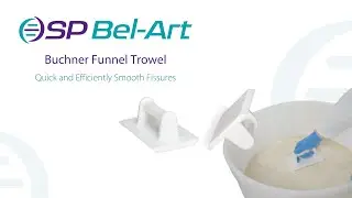 Smooth Cracks & Fissures in your Filter Cake - Buchner Funnel Trowel