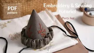 Embroidery and sewing tutorial 