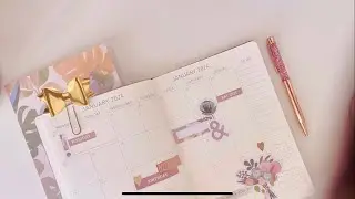 Plan With Me, Planning 2024, Monthly Planner Setup for January, Kmart Australia, Low Buy No Buy