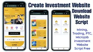 Mining investment website script free | investment Website Php Script | Laravel script | new script