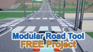 [FREE, UE4] Modular Road Tool