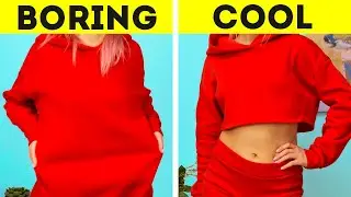 5-minute makeover challenge for old clothes ✂ 👗