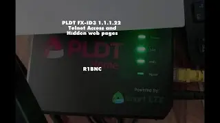 PLDT Home WiFi FX ID3 Firmware 1.1.1.22 (Baseband v7)  Openline (Unlocking) Tutorial