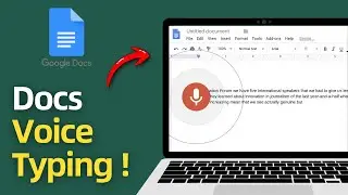 How to use Voice Typing in Google Docs? (Speech to Text) 2025