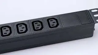 19" standard IEC C13 8-way power distribution unit (PDU) #c13socket #c13pdu #pdu #datacenterpdu