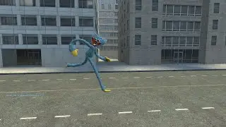 HUGGY WUGGY FROM POPPY PLAYTIME CHASES ME IN THE CITY | GARRY’S MOD