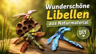 Basteln mit Ahornfrüchten und Zweigen im Herbst 🍂