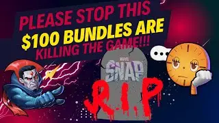$100 Bundles are KILLING MARVEL SNAP PLAYERS! DO NOT BUY THEM!!!
