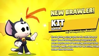 Unlocking KIT In Brawl Stars!! LEGENDARY Brawler! 