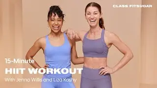 Liza Koshy Crushes This 15 Minute HIIT Workout With Jenna Willis| POPSUGAR FITNESS