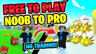 Noob to Pro | Free to Play All the Way to Heaven's Gate | NO TRADING | Pet Simulator X