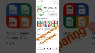 How to download and  install WPS office lite from  play app store[5 steps]