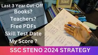 Ssc Steno 2024 Strategy | Books | Best Teacher | Free Pdfs Books