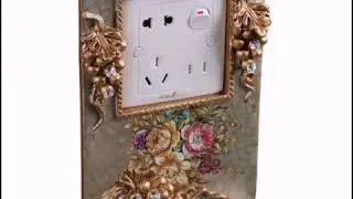 European and American luxury switch STICKER Stickers mobile phone accessories Home Furnishing resin