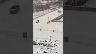 Columbia Maryland a little too excited for snow - Jan 2024