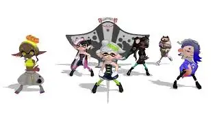 Splatoon Idols doing the Tondemo-Wonderz