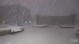 Thundersnow: Rara tormenta de nieve con truenos en Kansas, EEUU (21/2/2013) CNN