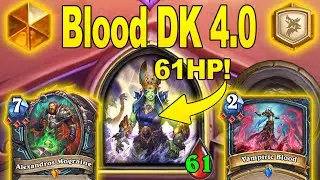 XL Blood DK 4.0 Is The Best Control Deck After Nerfs Patch At Showdown in the Badlands | Hearthstone