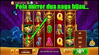 POLA MIRROR DUA NAGA HIJAU TERCEPAT 2021