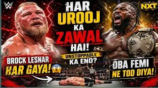 HAR UROOJ KA ZAWAL HE | Oba Femi’s path of destruction#wwe #brocklesnar #Wrestling