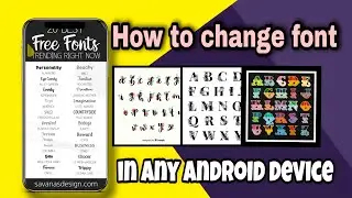 How to Change Font Style in Android With Application 2022 || Hriant360