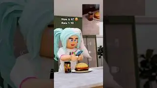 Recording food in Roblox 😍🤫 How is it?