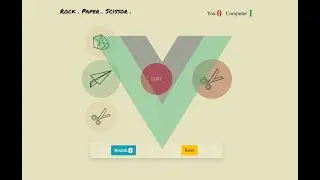 Build Rock Paper Scissor Game in VueJS