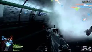 Battlefield 4 Killstreak 6 kills in 20 seconds. Operation Metro PS4.