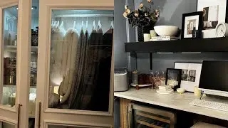 Home Decor || extended closet reveal and snack bar reveal #ikeapax #snackbar